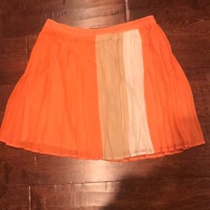 Joíe hot•coral•dusty•pink sand-porcelain skirt